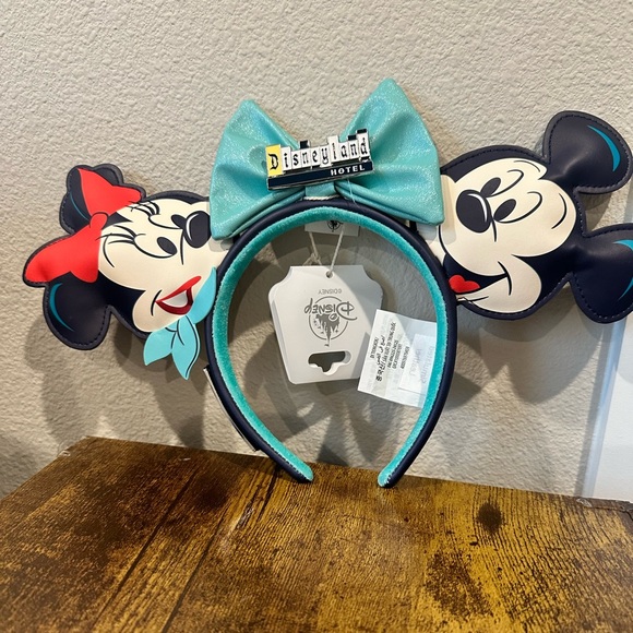 Loungefly Accessories - Disneyland hotel loungefly Mickey and Minnie Ears - NWT